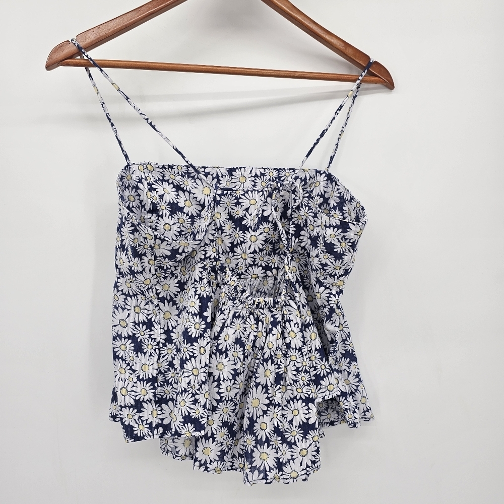 Free People Mia Printed Tank Bellweather Combo Womens Size Large New - Picture 3 of 7